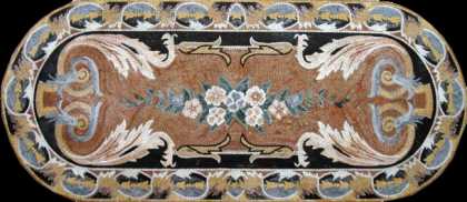 CR57 Artistic floral  Mosaic