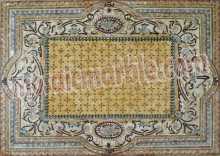 CR573 Artistic light colors  carpet Mosaic