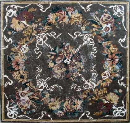 CR84 Floral art carpet Mosaic
