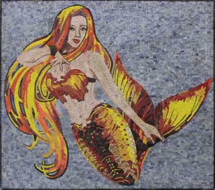 Modern Day Mermaid Mosaic