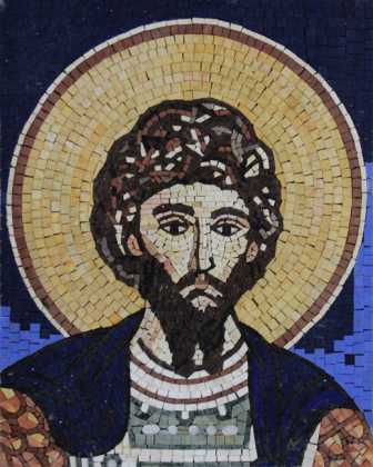 Blessed Saint Christian Art Religious Wall Mosaic