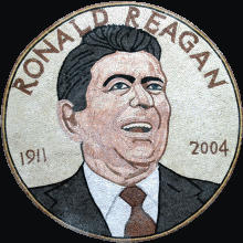 FG177 Ronald Reagan Mosaic Mosaic