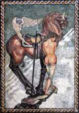 Horse and Goddess Mosaic