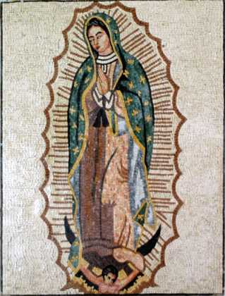 Our Lady of Guadalupe Vertical Mosaic