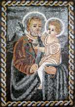 St. Joseph & the Christ Child Religious Mosaic