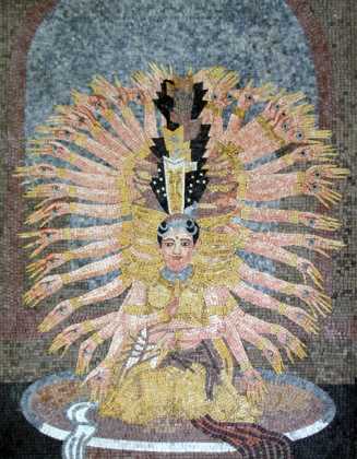 Thousand Armed Guan Yin  Mosaic