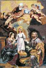 The Heavenly & Earthly Trinities Murillo Religious Mosaic