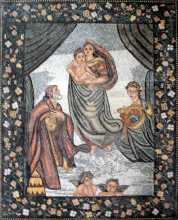 The Sistine Madonna by Raphael Wall Mosaic