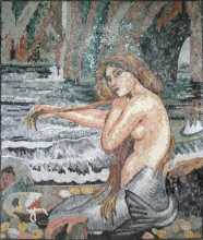 FG52 Mermaid Mosaic Marble Mosaic