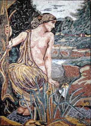 Narcissus the Goddess Mosaic