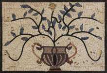 Class vase decor Mosaic