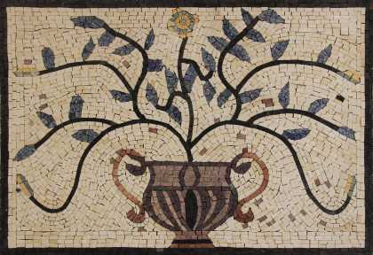 Class vase decor Mosaic