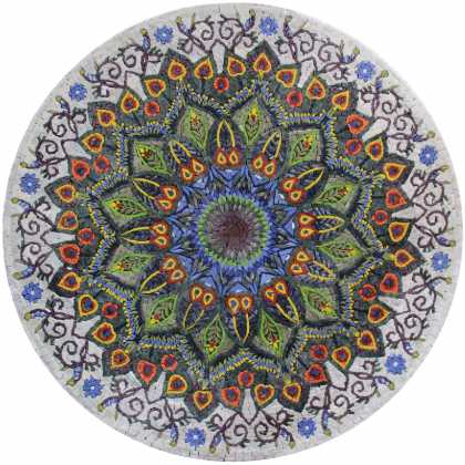 Majestic mandala colorful motif  Mosaic
