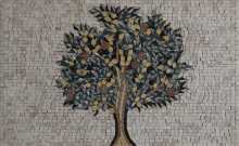 Tree of Life Green Garden Mosaic