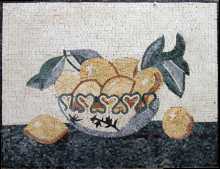 Lemon Bowl Kitchen Backsplash Mosaic