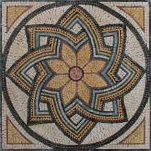 GEO1230 Beautiful Daisy Flower Attached Chain  Mosaic