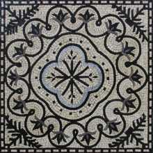 GEO1824 Floral Mini Carpet Vines Mosaic
