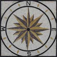 Square Compass Garden Step Stone