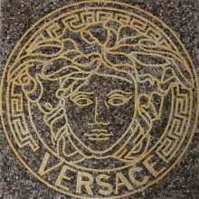 Medusa Logo Luxury Decor Marble Mosaic