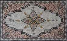 GEO727 Mini Carpet Simple Blossom Mosaic