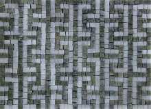 Cross Tee Olive and Grey Mosaic