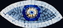 Evil Eye Mosaic Pendant