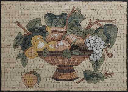 Kitchen Fruit Bowl Backsplash Wall Accent  Mosaic
