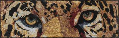 Leopard Eyes Animal Pattern Mosaic