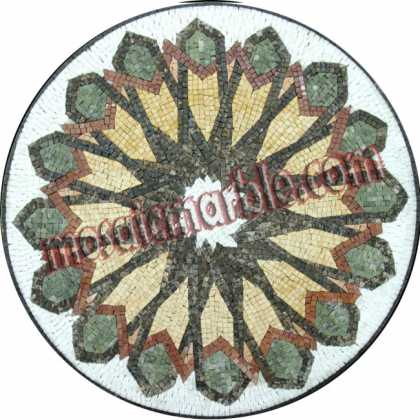 MD1011 Geometrical flower shape Mosaic