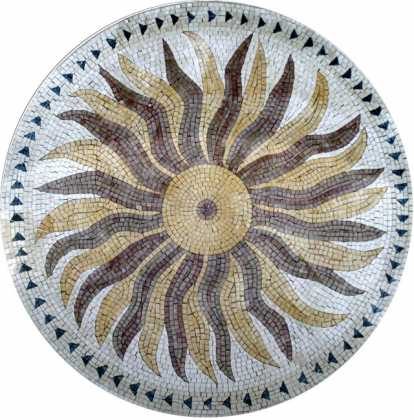 MD109 Sun flower  Mosaic