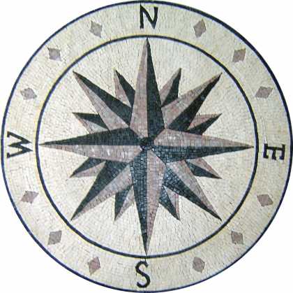 MD130 compass star Mosaic