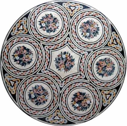MD153 Limoges porcelain motif  Mosaic