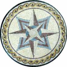MD383 light compass art Mosaic