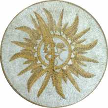 Sun & Moon Stone Art Mosaic