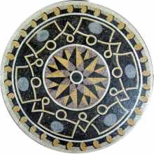 MD475 sophisticated stone art medallion Mosaic