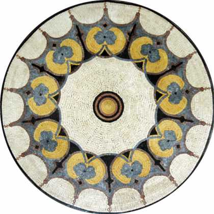 MD488 artistic design medallion Mosaic