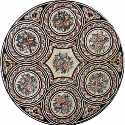 MD493 Limoges porcelain motif  Mosaic