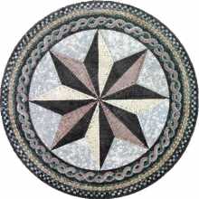 Shabby Chic Mosaic Compass