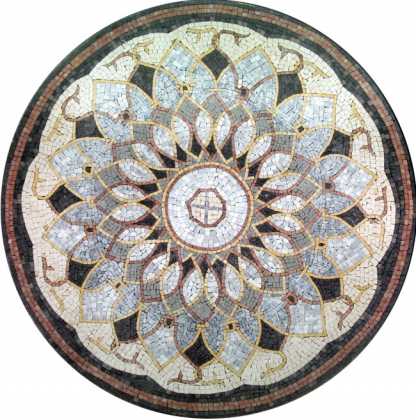 MD60 beautiful flower design art Mosaic