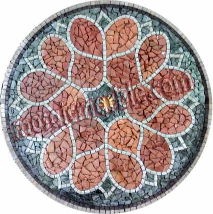 MD759 beautiful artistic flower medallion Mosaic