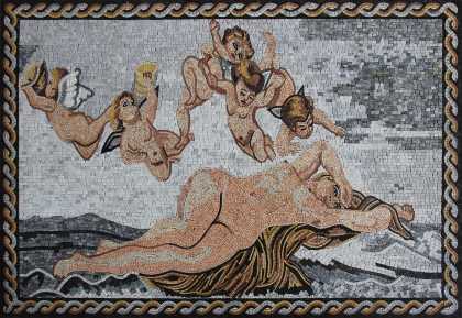 Alexandre Cabanel's Birth of Venus in Mosaics