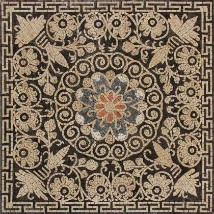Boho Chic Floor Marble Mosaic