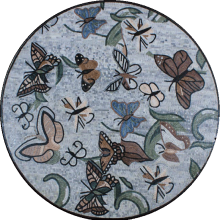 Spring Vibes Butterflies Mosaic