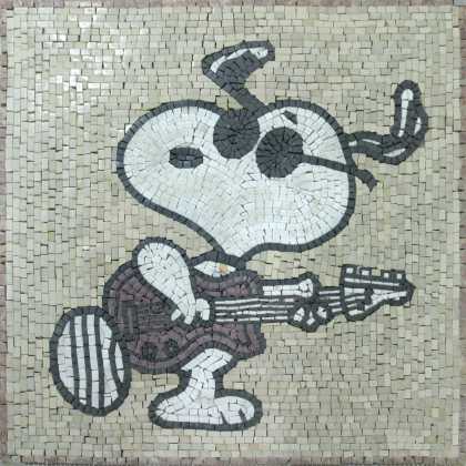 Snoopy Cartoons Mosaic