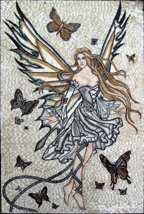 Fantasy Art Butterfly Fairy Mosaic