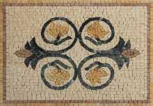 Floral Mosaic Tile Detail