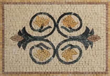 Floral Mosaic Tile Detail