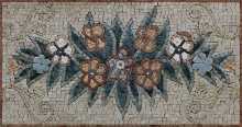 Flower Bouquet Mosaic Decorative Tile