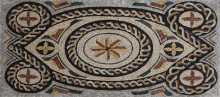 Greco Roman Mosaic Floor Carpet