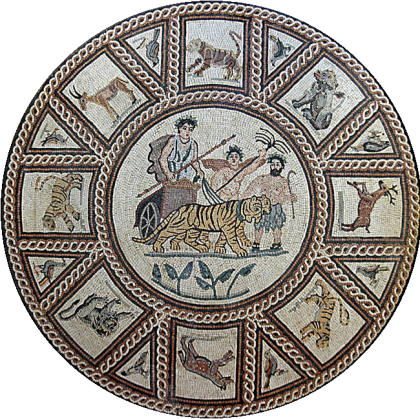 Hunting Season Greco Roman Mosaic